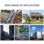 Q10 Outdoor Mobile Phone Remotely Rotate Wireless WiFi 10 Lights IR Night Vision HD Camera, Support Motion Detection Video / Alarm & Recording, UK Plug - Image 15