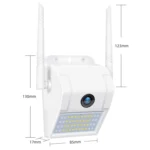 DP11 2 Megapixel IP66 Waterproof Wall Light Wireless IP Camera, Support Multiple Night Vision & Mobile Phone Remote Monitoring & Voice Intercom & Motion Detection / Alarm & 128GB Memory Card - Image 3