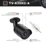 TV-635H2/A IP66 Waterproof 1920x1080P AHD Camera, 1/2.7 inch 2MP CMOS Sensor Lens, Motion Detection, 20m IR Night Vision, CE & RoHS Certificated - Image 5