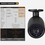 TV-635H2/A IP66 Waterproof 1920x1080P AHD Camera, 1/2.7 inch 2MP CMOS Sensor Lens, Motion Detection, 20m IR Night Vision, CE & RoHS Certificated - Image 7