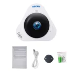 ESCAM Q8 960P 360 Degrees Fisheye Lens 1.3MP WiFi IP Camera, Support Motion Detection / Night Vision, IR Distance: 5-10m, AU Plug - Image 13