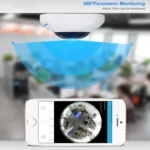 ESCAM Q8 960P 360 Degrees Fisheye Lens 1.3MP WiFi IP Camera, Support Motion Detection / Night Vision, IR Distance: 5-10m, AU Plug - Image 3