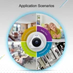 ESCAM Q8 960P 360 Degrees Fisheye Lens 1.3MP WiFi IP Camera, Support Motion Detection / Night Vision, IR Distance: 5-10m, AU Plug - Image 10