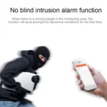 V380pro 360 Degree 1280*960P Network Panoramic Camera with TF Card Slot ,Support Mobile Phones Control - Image 5