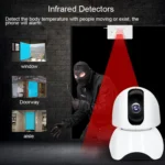 163Eye X3-UJ36 Smart Rotatable P2P Network HD Video Camera - Image 9