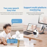 K9 Cute Pets Smart Home Camera, Support Night Vision & Two-way Voice & Motion Detection - Image 6