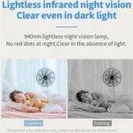 K9 Cute Pets Smart Home Camera, Support Night Vision & Two-way Voice & Motion Detection - Image 7