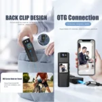 L12 180 Degrees Rotation Conference Video Recording Camera Mini HD 720P WiFi Camera - Image 6