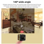 SQ11 Mini DV HD 1080P 6 LEDs Sport Recorder Camera with Holder, Support Monitor Detection & IR Night Vision & TF Card - Image 4