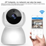 V380 1080P Wireless Camera HD Night Vision Smart Wifi Mobile Phone Remote Housekeeping Shop Monitor - Image 5