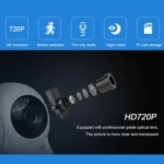 Anpwoo-YT002W 100W 3.6mm Lens Wide Angle 720P Smart WIFI Monitor Camera , Support Night Vision & TF Card Expansion Storage - Image 11