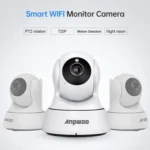 Anpwoo-YT002W 100W 3.6mm Lens Wide Angle 720P Smart WIFI Monitor Camera , Support Night Vision & TF Card Expansion Storage - Image 5