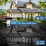 T22 1080P Full HD Solar Powered 4G Network EU Version Camera, Support PIR Alarm, Night Vision, Two Way Audio, TF Card - Image 5