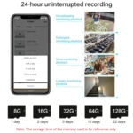 T23 2288 x 1288P Full HD Solar Powered WiFi Camera, Support PIR Alarm, Night Vision, Two Way Audio, TF Card - Image 9