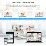 A8B3 / Kit 8CH 1080N Surveillance DVR System and 720P 1.0MP HD Weatherproof Bullet Camera, Support Infrared Night Vision & P2P & Phone Remote Monitor - Image 10