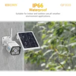ESCAM QF320 HD 1080P 4G Solar Panel IP Camera, Support Night Vision & TF Card & PIR Motion Detection & Two Way Audio - Image 13