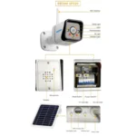 ESCAM QF320 HD 1080P 4G Solar Panel IP Camera, Support Night Vision & TF Card & PIR Motion Detection & Two Way Audio - Image 15
