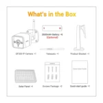 ESCAM QF320 HD 1080P 4G Solar Panel IP Camera, Support Night Vision & TF Card & PIR Motion Detection & Two Way Audio - Image 17