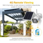 ESCAM QF320 HD 1080P 4G Solar Panel IP Camera, Support Night Vision & TF Card & PIR Motion Detection & Two Way Audio - Image 7