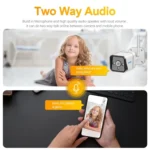 ESCAM QF320 HD 1080P 4G Solar Panel IP Camera, Support Night Vision & TF Card & PIR Motion Detection & Two Way Audio - Image 9