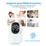 A10 Mini 360 PTZ WiFi Surveillance Camera Smart Home IP Camera Night Vision Baby Monitor - Image 9