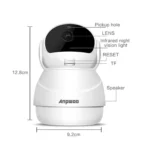 Anpwoo Warrior GM8135+SC2145 1080P HD WiFi IP Camera, Support Motion Detection & Infrared Night Vision & TF Card(Max 128GB) - Image 4