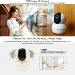 Anpwoo YT006 720P HD WiFi IP Camera, Support Motion Detection & Infrared Night Vision & SD Card(Max 32GB) - Image 5