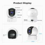 SriHome SH046 4.0 Million Pixels FHD Low Power Consumption Wireless Home Security Camera System - Image 10