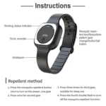 F8 Outdoor Silica Gel Mosquito Repellent Wristband - Image 5