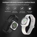 F9 Outdoor Silica Gel Mosquito Repellent Wristband with Clock - Image 3