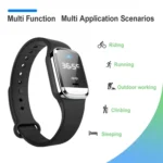 M20 Outdoor Ultrasonic Wave Mosquito Repellent Wristband with Clock & Body Temperature Test - Image 4
