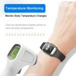 M20 Outdoor Ultrasonic Wave Mosquito Repellent Wristband with Clock & Body Temperature Test - Image 7