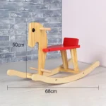 Children Trojan Horse Baby Rocking Horse Rocking Chair Toy, Size: 67x25x54cm - Image 4