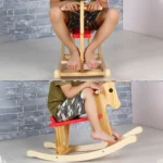 Children Trojan Horse Baby Rocking Horse Rocking Chair Toy, Size: 67x25x54cm - Image 6