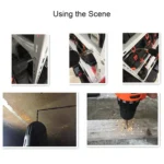 31 in1 Drill and Screwdriver Bit Set Industrial Spade Paddle Flat Wood Woodworking Boring Drill Bits with Portable Bag - Image 11