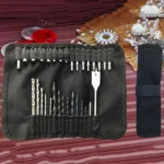 31 in1 Drill and Screwdriver Bit Set Industrial Spade Paddle Flat Wood Woodworking Boring Drill Bits with Portable Bag - Image 10
