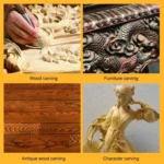 Electric Carving Knife Woodwork Tools Graver with Spanner & Flexible Shaft - Image 7