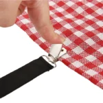 4 PCS Adjustable Bedspread Tablecloth Curtain Sofa Cover Holder Tent Metal Fixed Clips - Image 5
