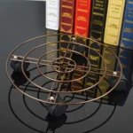 Iron Plant Flower Pot Stand Universal Wheel Moving Round Flower Pot Rack, Diameter: 30cm