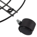 Iron Plant Flower Pot Stand Universal Wheel Moving Round Flower Pot Rack, Diameter: 30cm - Image 5