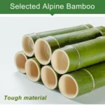 Bamboo 3-Tier Hanging Plant Stand Planter Shelves Flower Pot Storage Rack Folding Display Shelving Plants Shelf, Width: 100cm - Image 7