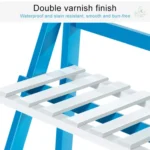 Bamboo 3-Tier Hanging Plant Stand Planter Shelves Flower Pot Storage Rack Folding Display Shelving Plants Shelf, Width: 70cm - Image 6