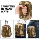 Stylish Multifunctional Outdoor Sports Running Hiking Riding Travelling Waist Bag Phone Camera Protective Case Card Pocket Wallet with Belt Bandage Binding Tape - Image 5