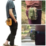 Stylish Multifunctional Outdoor Sports Running Hiking Riding Travelling Waist Bag Phone Camera Protective Case Card Pocket Wallet with Belt Bandage Binding Tape - Image 6