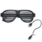 LED-CM03 LED Musical Shades Sound & Music Active LED Party Glasses with USB Charger - Image 4