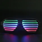 LED-CM03 LED Musical Shades Sound & Music Active LED Party Glasses with USB Charger - Image 6