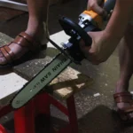 Hilda Power Tool Angle Grinder Substation Chain Saw Polishing Machine to Change Saw Converter - Image 7