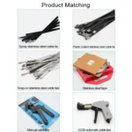 100 PCS 4.6x200mm Stainless Steel Metal Cable Ties Tie Zip Wrap Exhaust Heat Straps Induction Pipe - Image 6