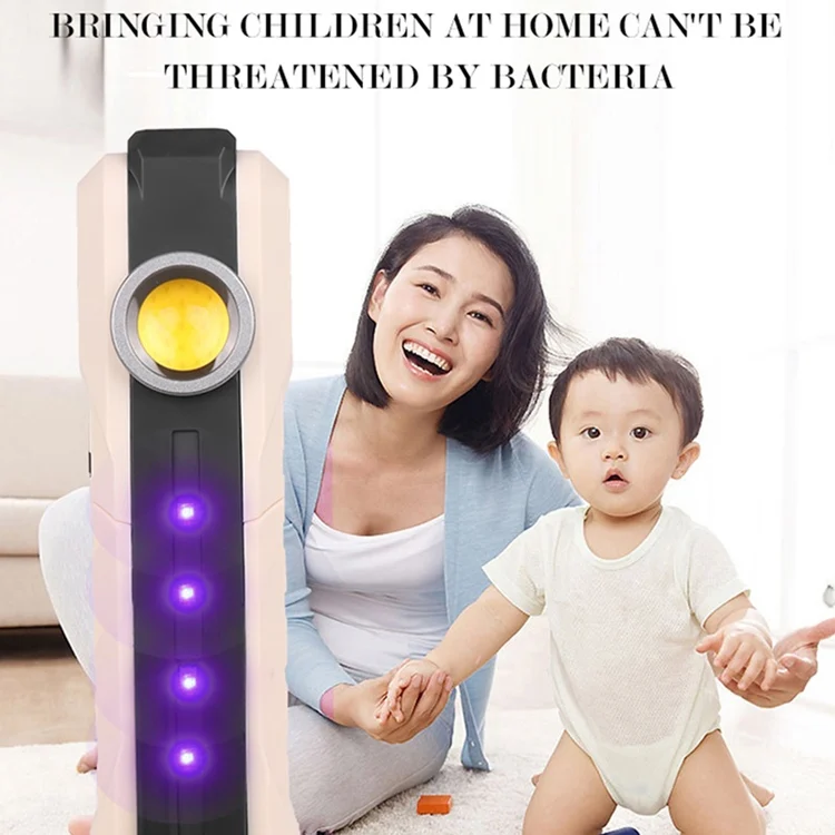 OG1802_12.webp 1902C 3 Lighting Mode Flashlight Rechargeable Lantern Disinfection Light UVA+UVC Antisepsis Lamp - Image 13