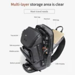 BANGE Fashion Travel Chest Bag Business Backpack Single Shoulder Bag - Image 13